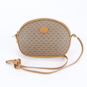 Vintage Old Gucci Micro GG 007 084 0094 Leather Shoulder Bag Crossbody for Women